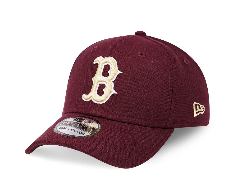 New Era Boston Red Sox Maroon Edition 39Thirty Stretch Cap