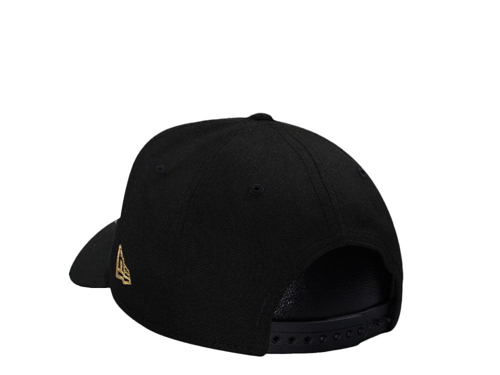 New Era Anaheim Angels Angels Stadium Black Gold 9Forty A Frame Snapback Cap