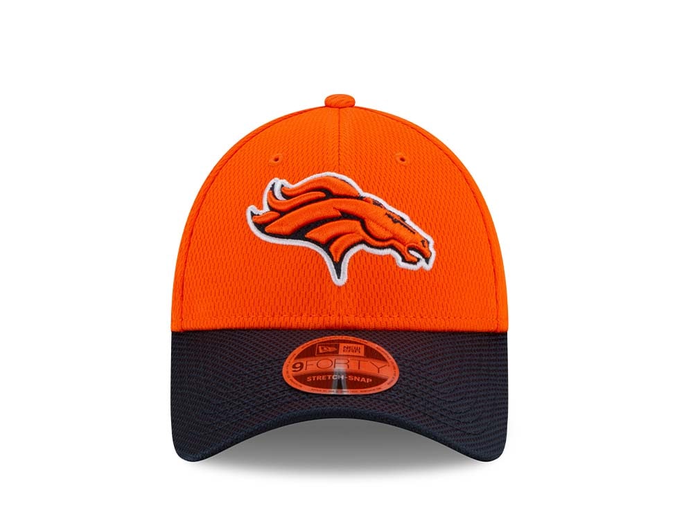 New Era Denver Broncos Road Sideline 9Forty Stretch Snapback Cap
