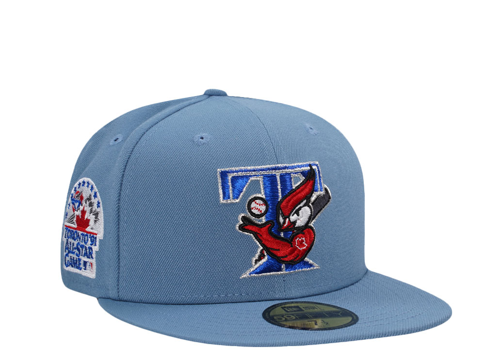 New Era Toronto Blue Jays All Star Game 1991 Faded Blue Metallic Edition 59Fifty Fitted Cap