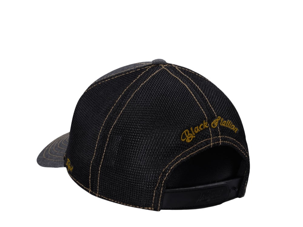 Hatfield Stallion Black Trucker Snapback Cap