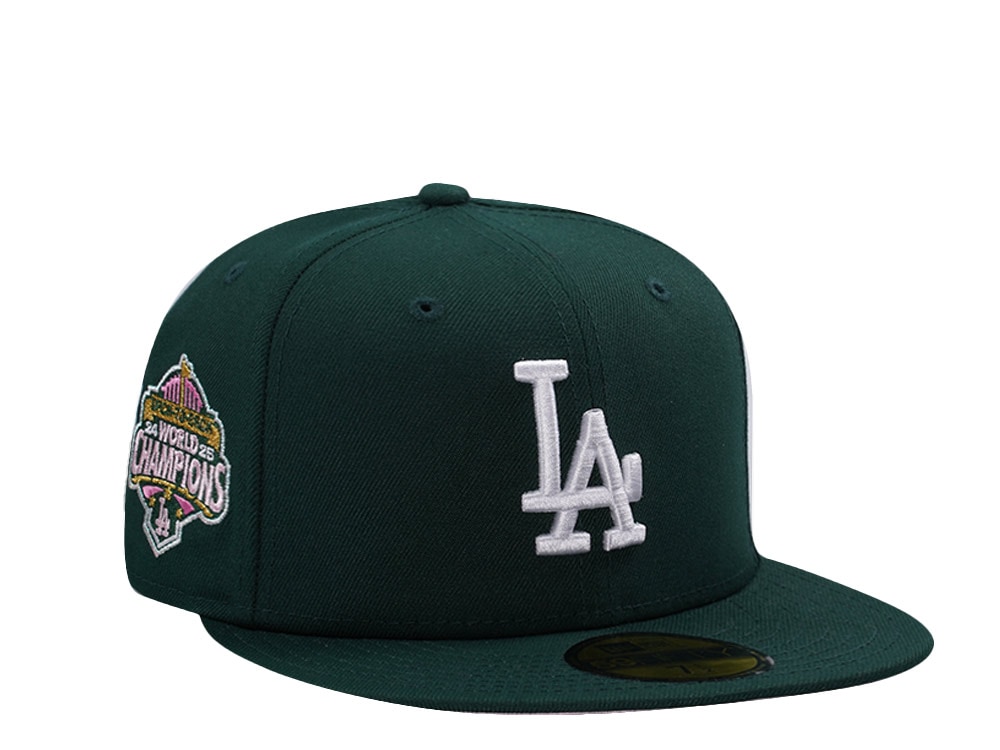 New Era Los Angeles Dodgers World Series 2025 Dark Green Prime Edition 59Fifty Fitted Cap