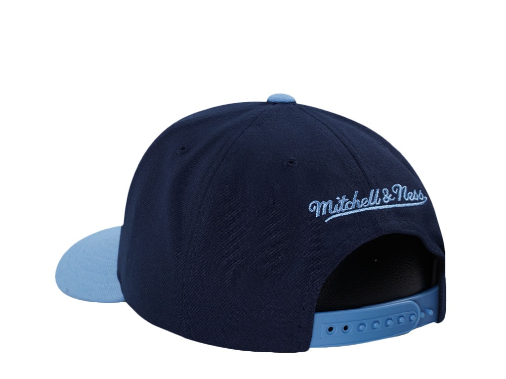 Mitchell & Ness North Carolina Tar Heels Pro Crown Fit Navy Snapback Cap