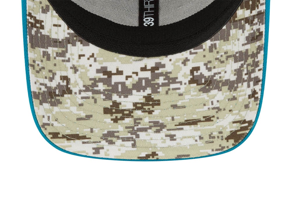 New Era Jacksonville Jaguars Salute to Service 2022 39Thirty Stretch Cap