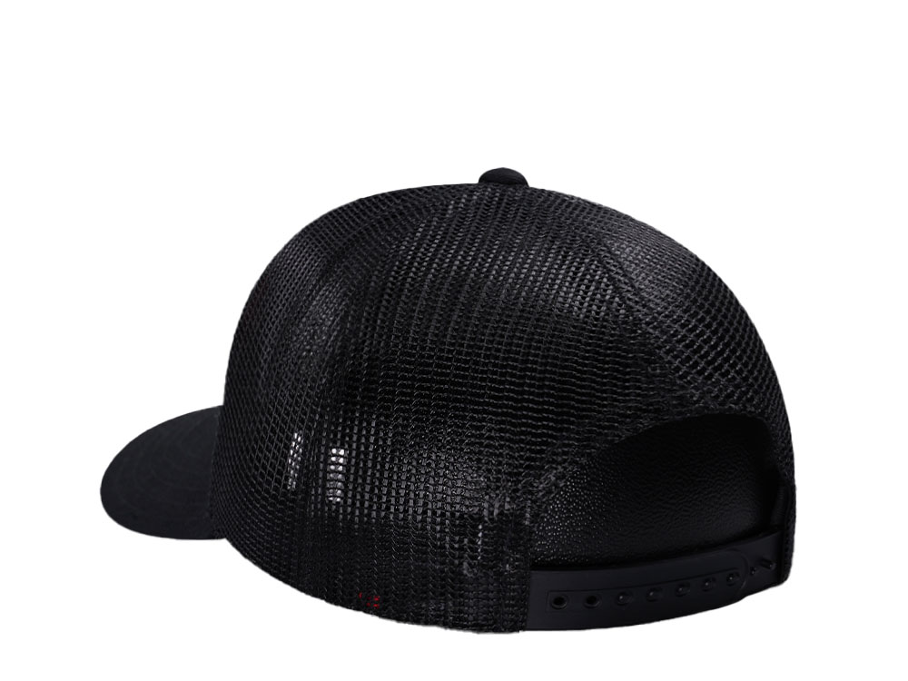 American Needle Carolina Hurricanes Valin Black Trucker Snapback Cap