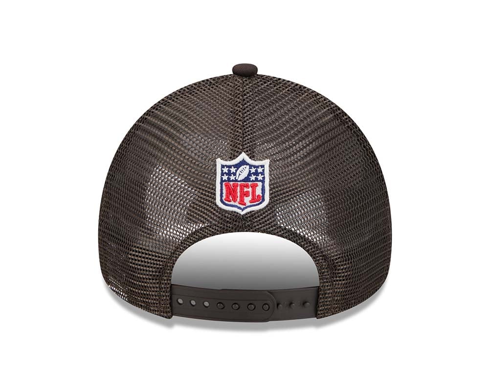 New Era Cleveland Browns Sideline 2024 9Forty A Frame Trucker Snapback Cap