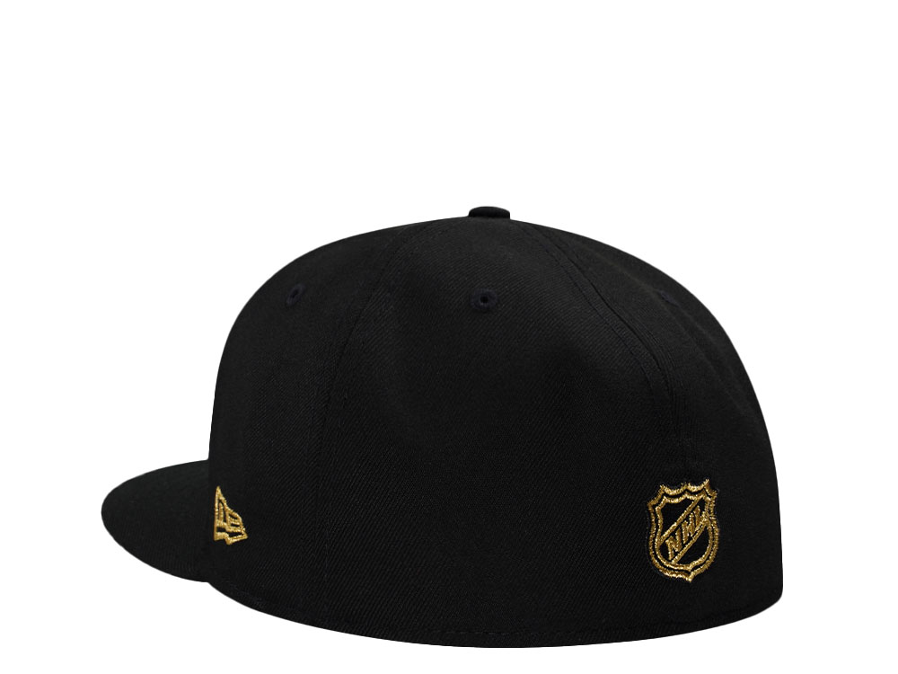 New Era Anaheim Ducks 30th Anniversary Black Metallic Edition 59Fifty Fitted Cap