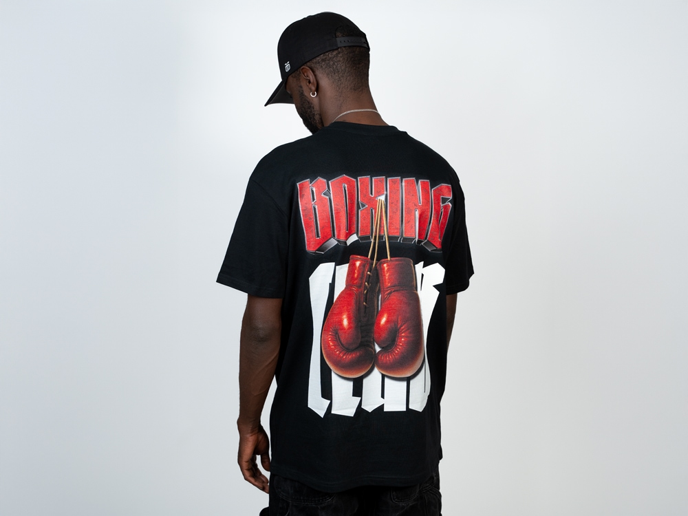Parallel Union T-Shirt Boxing Club Black Oversize Edition