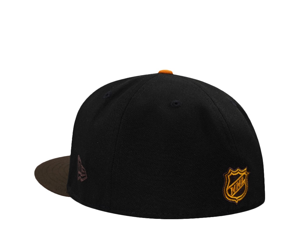 New Era Boston Bruins 75th Anniversary Walnut Two Tone Edition 59Fifty Fitted Cap