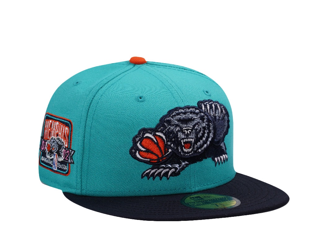 New Era Memphis Grizzlies Inaugural Season Teal Two Tone Edition 59Fifty Fitted Cap