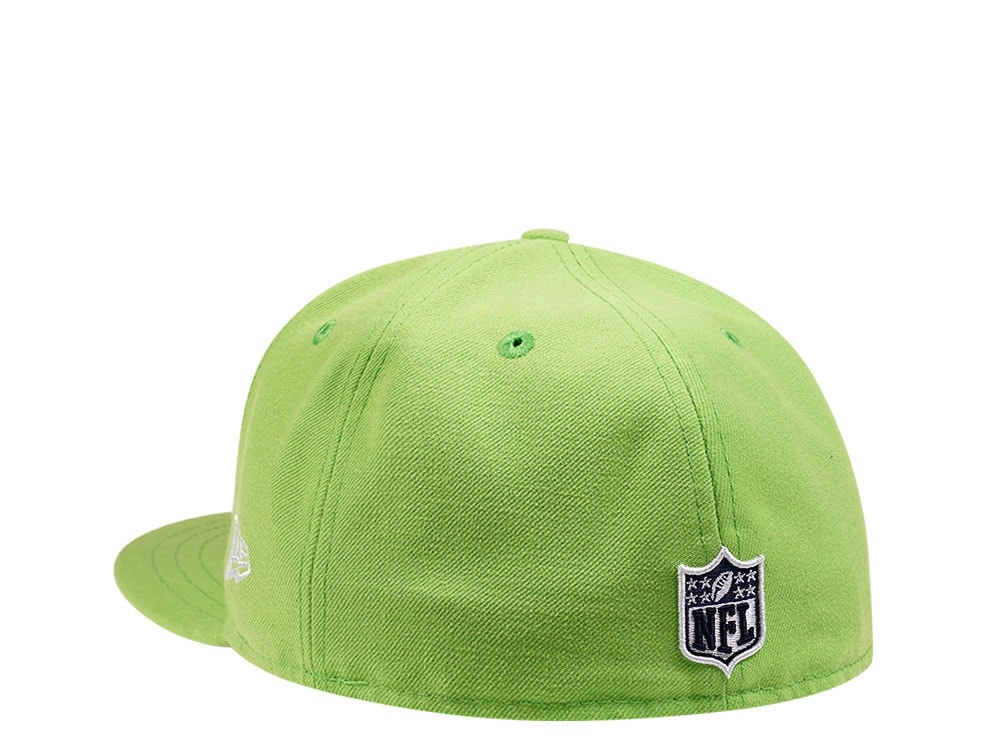 New Era Seattle Seahawks Flash Green Edition 59Fifty Fitted Cap
