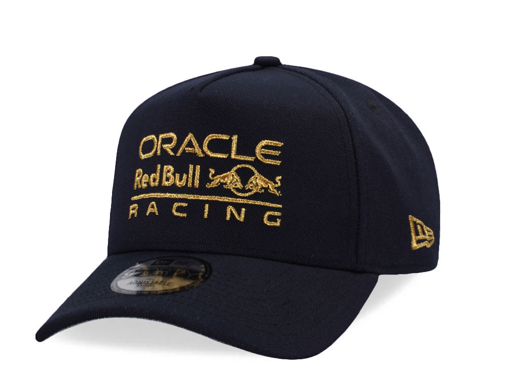 New Era Red Bull Racing Black and Gold Edition 9Forty A Frame Snapback Cap