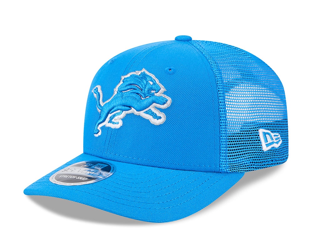 New Era Detroit Lions Blue Edition 9Seventy Trucker Snapback Cap