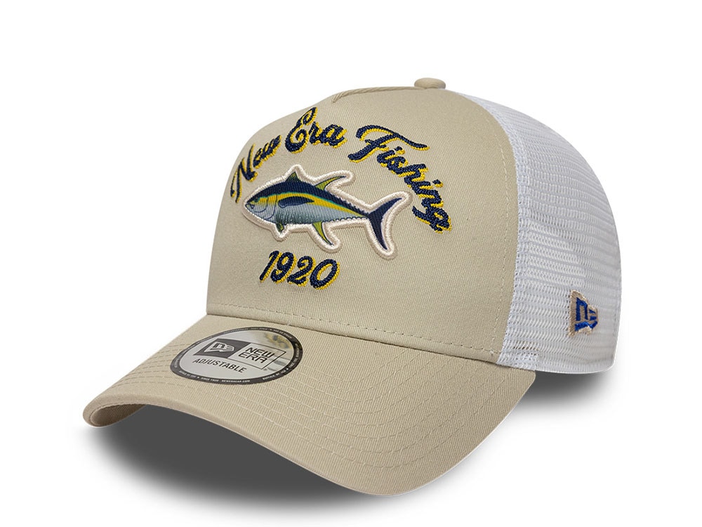 New Era Fishing Stone 9Forty A Frame Trucker Snapback Cap
