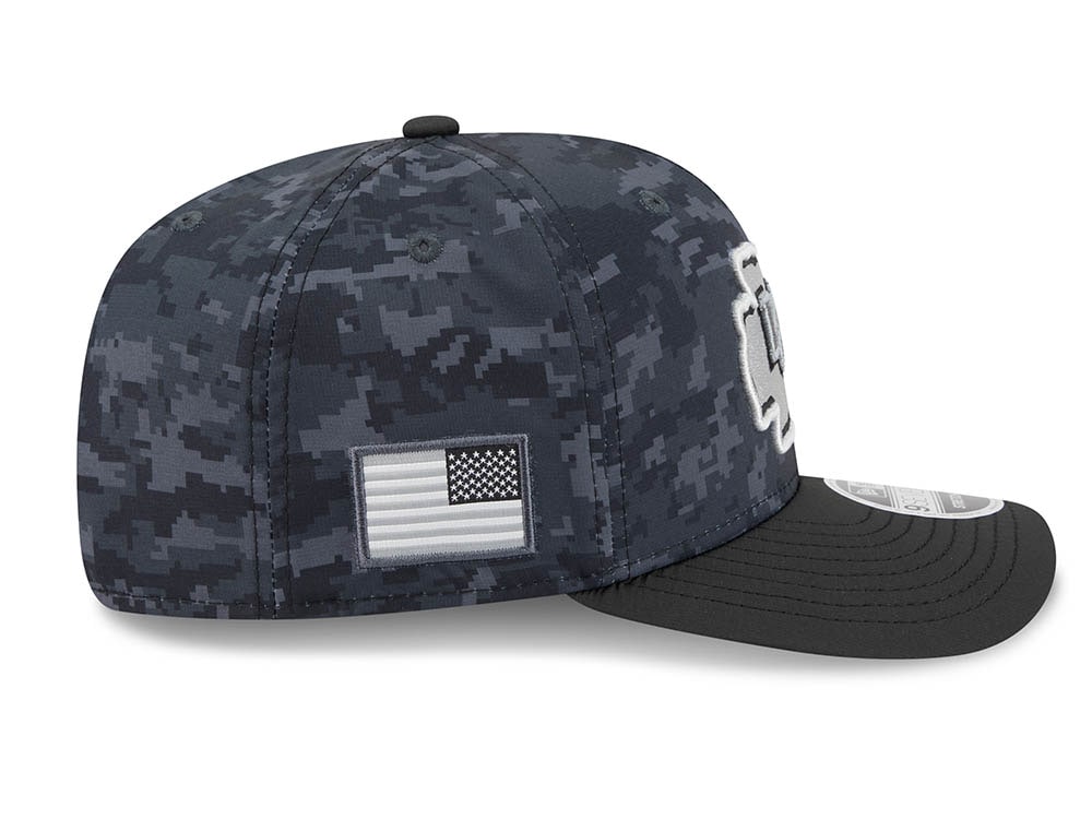 New Era Kansas City Chiefs NFL Salute to Service 2026 Digi Camo Black 9Seventy Stretch Snapback Cap