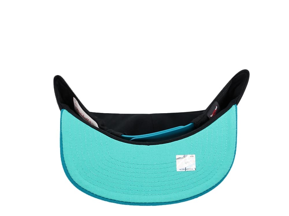 Mitchell & Ness Charlotte Hornets 10th Anniversary Make Cents Black Two Tone Hardwood Classic Snapback Cap