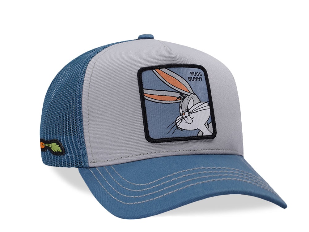 Capslab Looney Tunes Bugs Bunny Gray Trucker Snapback Cap