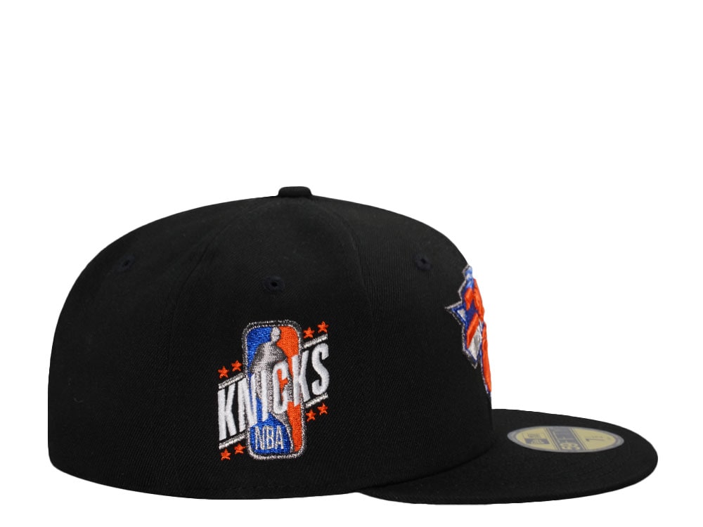 New Era New York Knicks Katakana Script Metallic Black Edition 59Fifty Fitted Cap