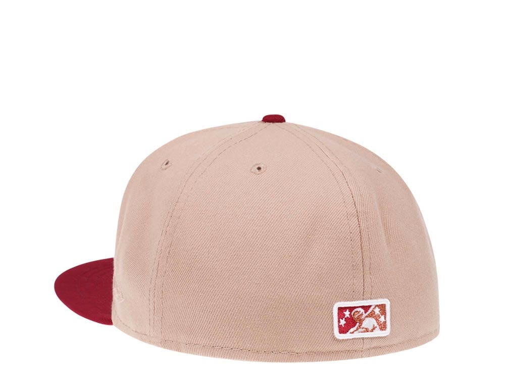 New Era Buffalo Bisons 25th Anniversary Wild Strawberry Edition 59Fifty Fitted Cap