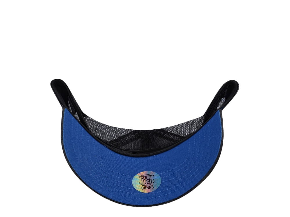 Djinns Camouflage Black Trucker Snapback Cap