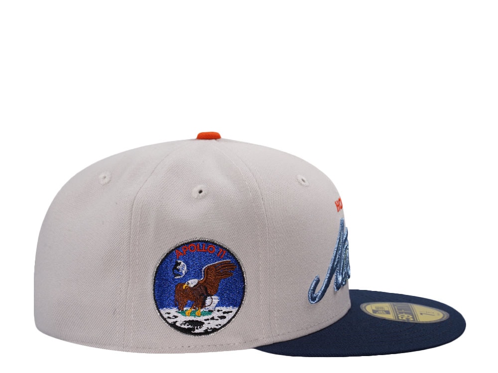 New Era Houston Astros Apollo 11 Metallic Stone Two Tone Edition 59Fifty Fitted Cap