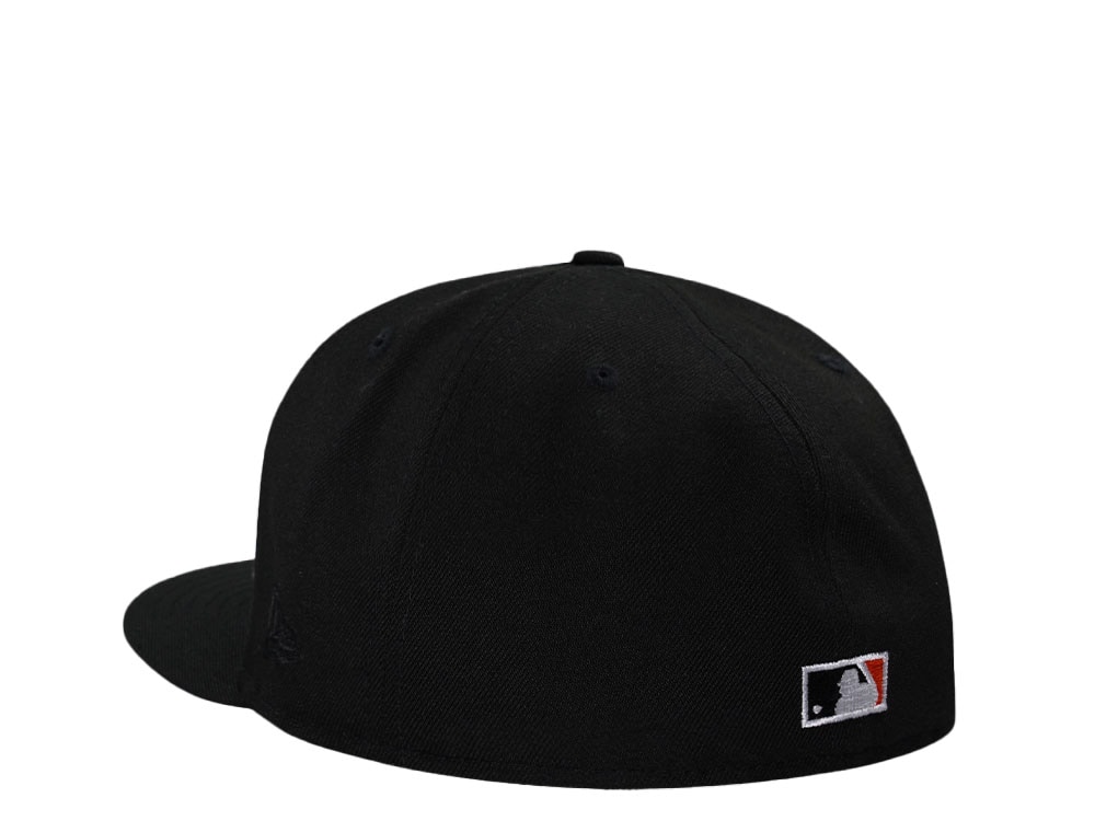 New Era Baltimore Orioles 30th Anniversary Black Throwback Edition 59Fifty Fitted Cap