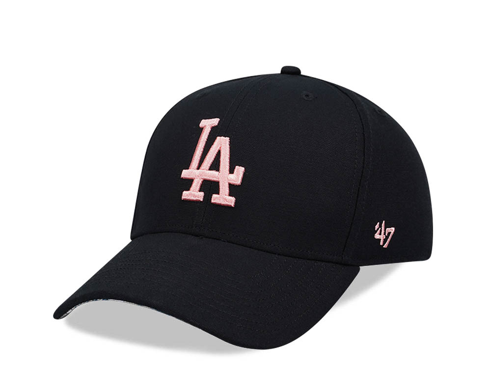 47Brand Los Angeles Dodgers Black MVP Snapback Cap
