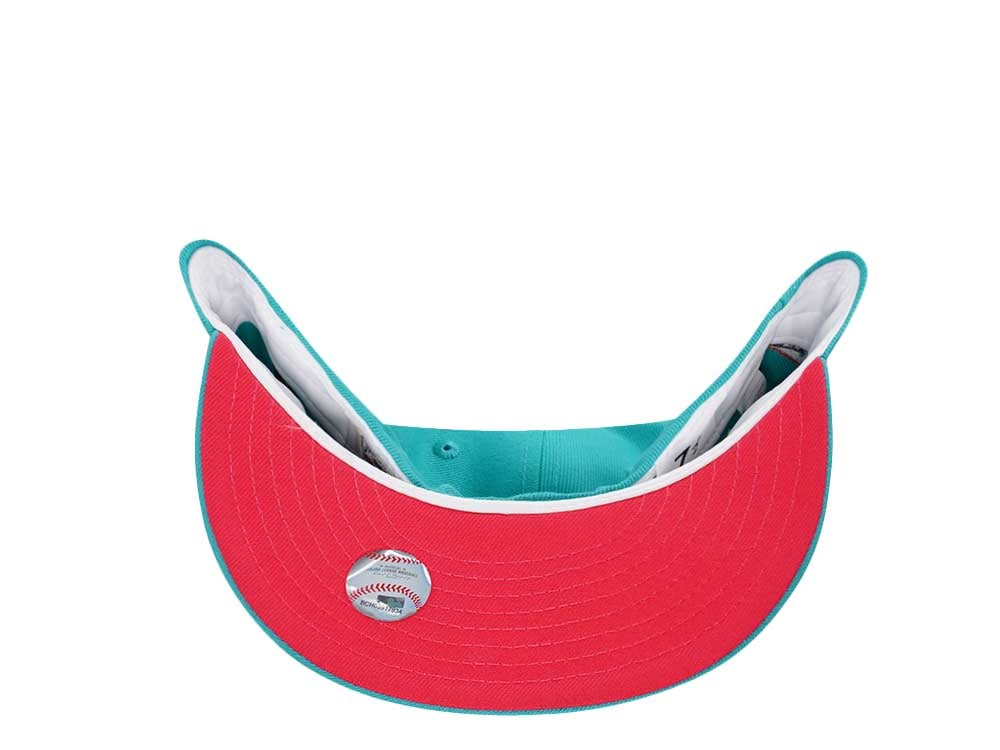 New Era Seattle Mariners All Star Game 2001 Teal Pink Edition 59Fifty Fitted Cap