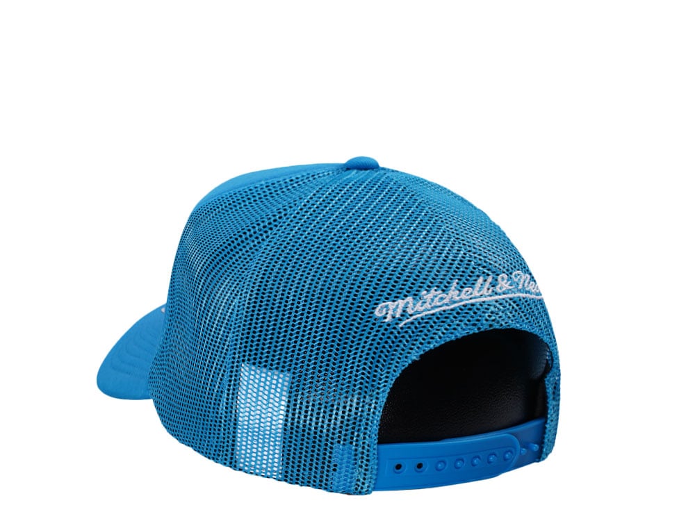 Mitchell & Ness Dallas Mavericks Blue Trucker Adjustable Fit Snapback Cap