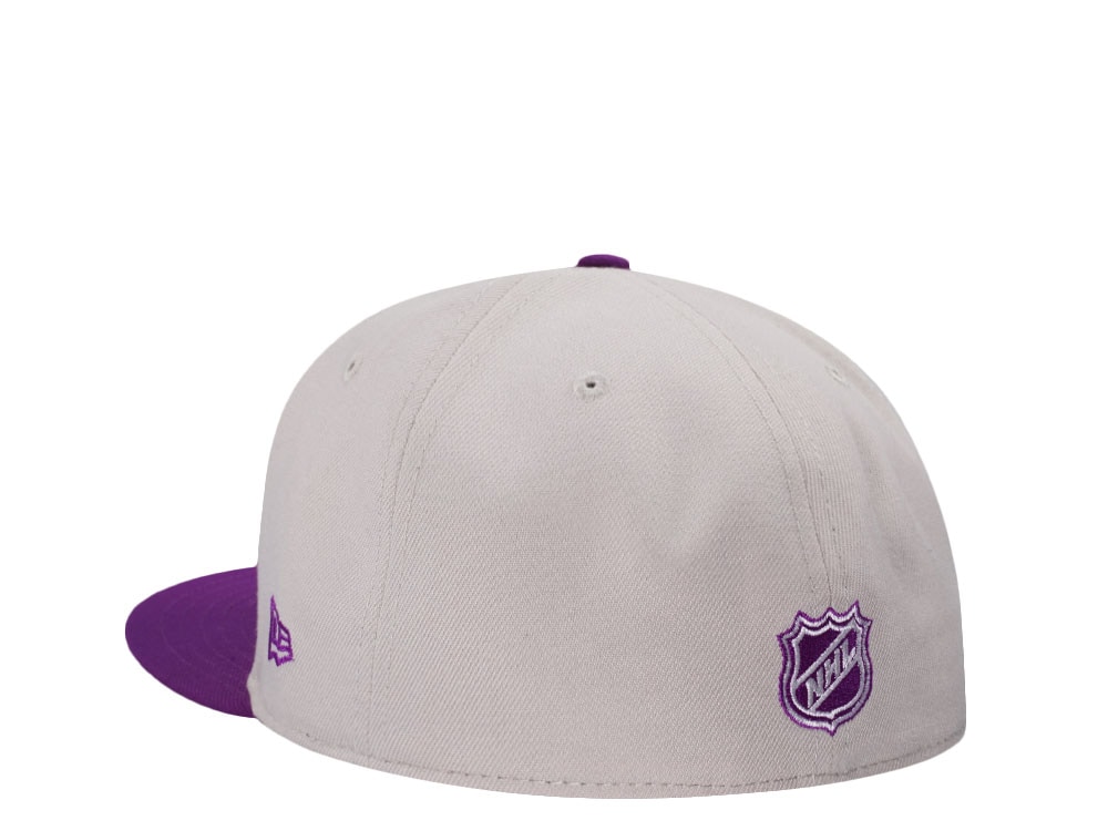 New Era Anaheim Ducks Stadium Series 2014 Stone Grape Two Tone Edition 59Fifty Fitted Cap