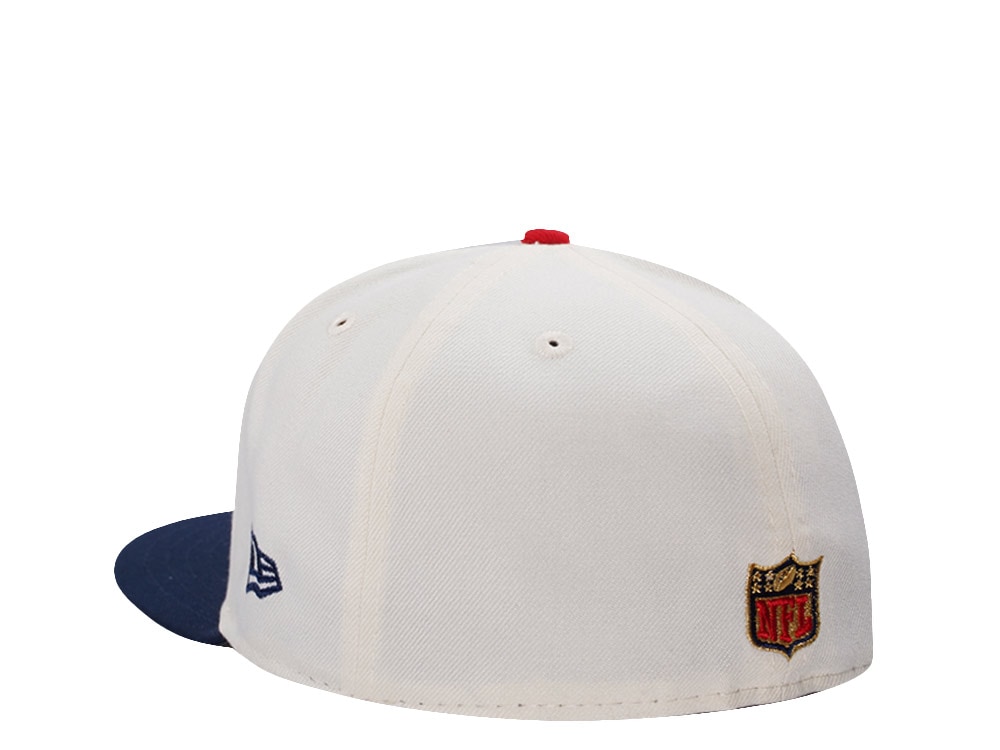New Era New England Patriots Super Bowl XXXVI Chrome Two Tone Edition 59Fifty Fitted Cap