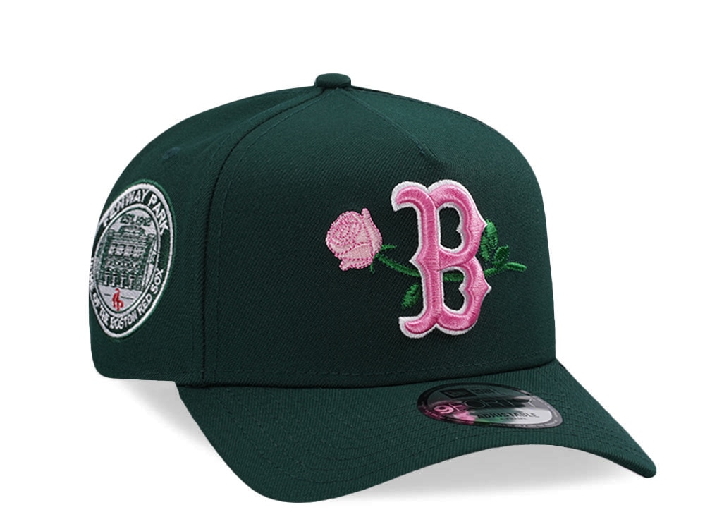 New Era Boston Red Sox Fenway Park Dark Green Prime Edition 9Forty A Frame Snapback Cap