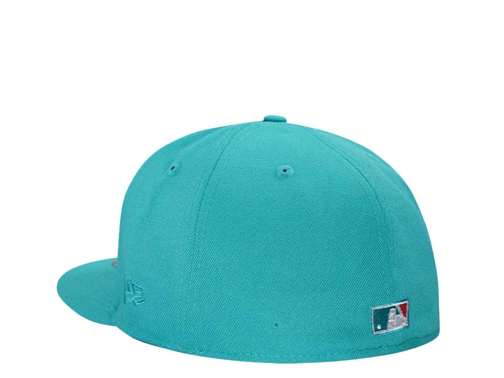 New Era Seattle Mariners All Star Game 2001 Teal Pink Edition 59Fifty Fitted Cap