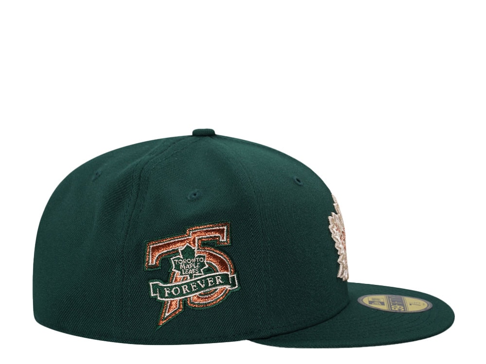 New Era Toronto Maple Leafs 75th Anniversary Green Copper Edition 59Fifty Fitted Cap