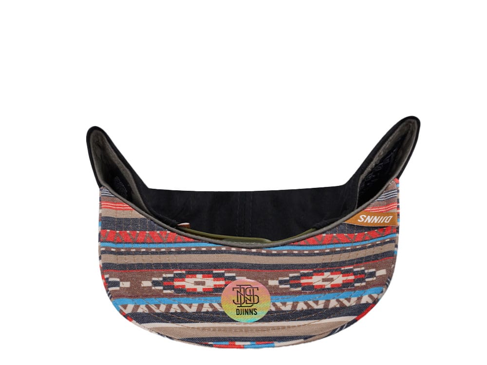 Djinns Aztec Black 6 Panel Snapback Cap