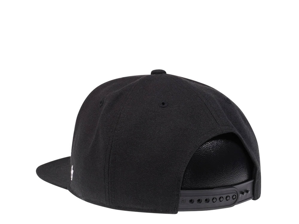 47Brand Pittsburgh Penguins No Shot Black Captain Snapback Cap