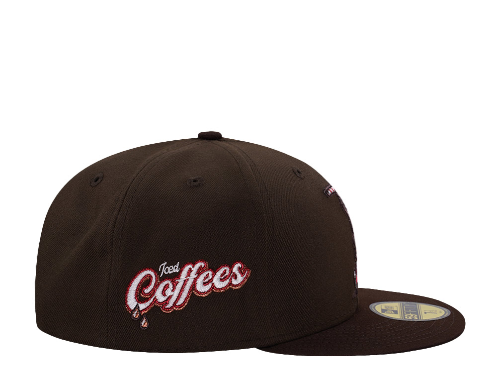New Era Reading Fightin Phils Coffees Burnt Wood Two Tone Edition 59Fifty Fitted Cap