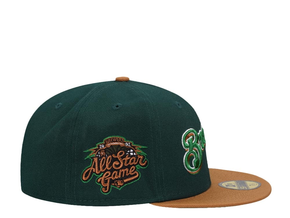 New Era Milwaukee Brewers All Star Game 2002 Pale Ale Two Tone Edition 59Fifty Fitted Cap