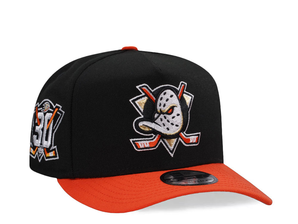New Era Anaheim Ducks 30th Anniversary Two Tone Original Edition 9Fifty A Frame Snapback Cap