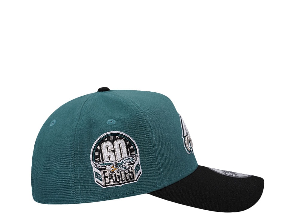 New Era Philadelphia Eagles 60th Anniversary Classic Two Tone Edition 9Forty A Frame Snapback Cap