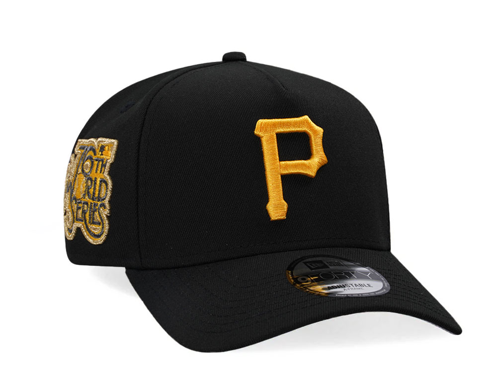 New Era Pittsburgh Pirates World Series 1979 Black Gold 9Forty A Frame Snapback Cap