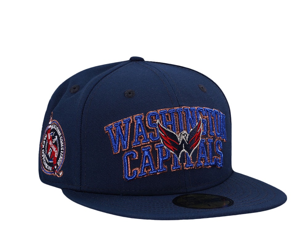 New Era Washington Capitals All Time Goals Leader Navy Prime Edition 59Fifty Fitted Cap