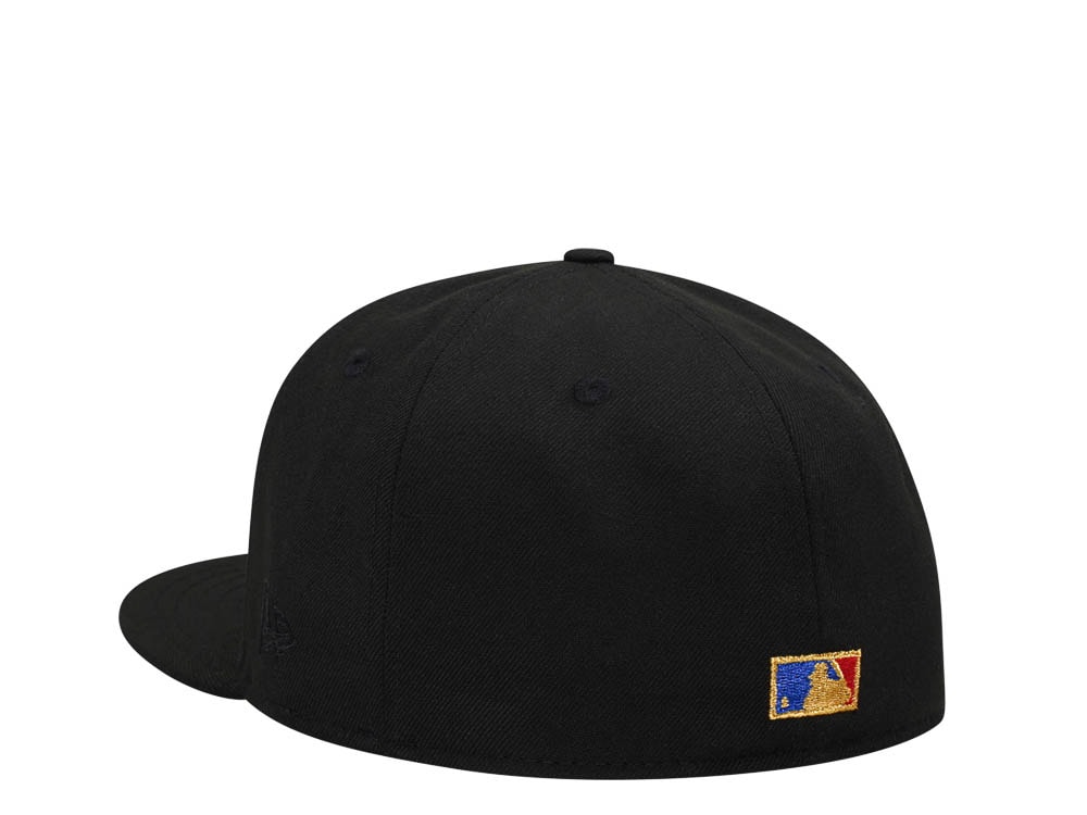 New Era Texas Rangers 40th Anniversary Black Dome Throwback Edition 59Fifty Fitted Cap