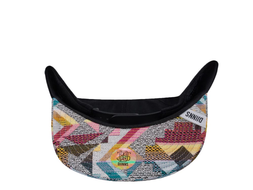 Djinns 5 Panel Rubber Logo Aztek Edition Snapback Cap