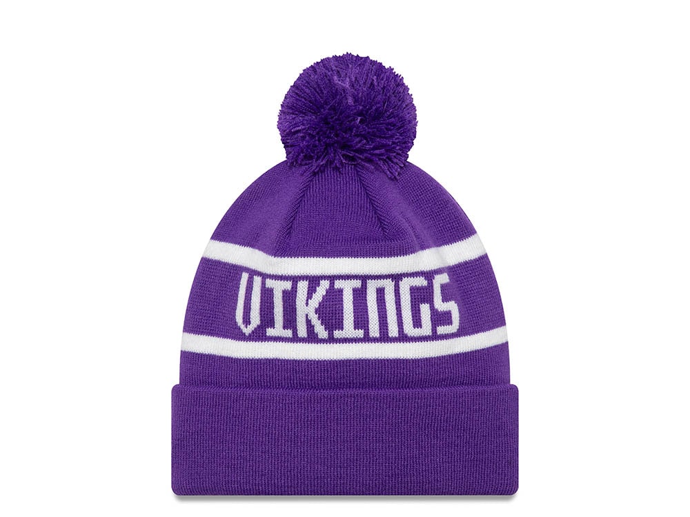 New Era Minnesota Vikings On The Cuff Jake Purple Mütze
