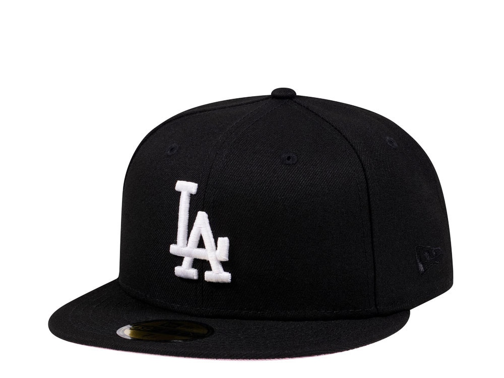 New Era Los Angeles Dodgers Black and Pink Edition 59Fifty Fitted Cap