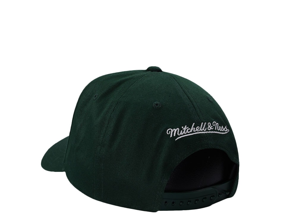 Mitchell & Ness Los Angeles Lakers 60th Anniversary Green Edition Pro Pinch Fit Snapback Cap