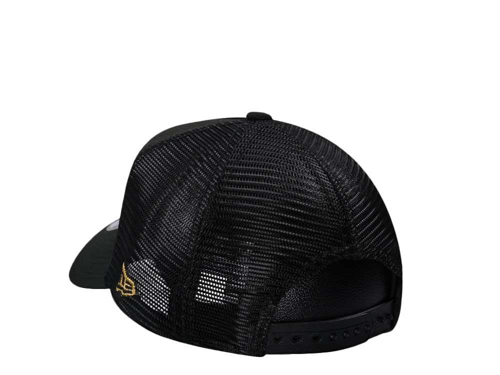 New Era Los Angeles Lakers Black Gold Classic Trucker Edition A Frame 9Forty Cap