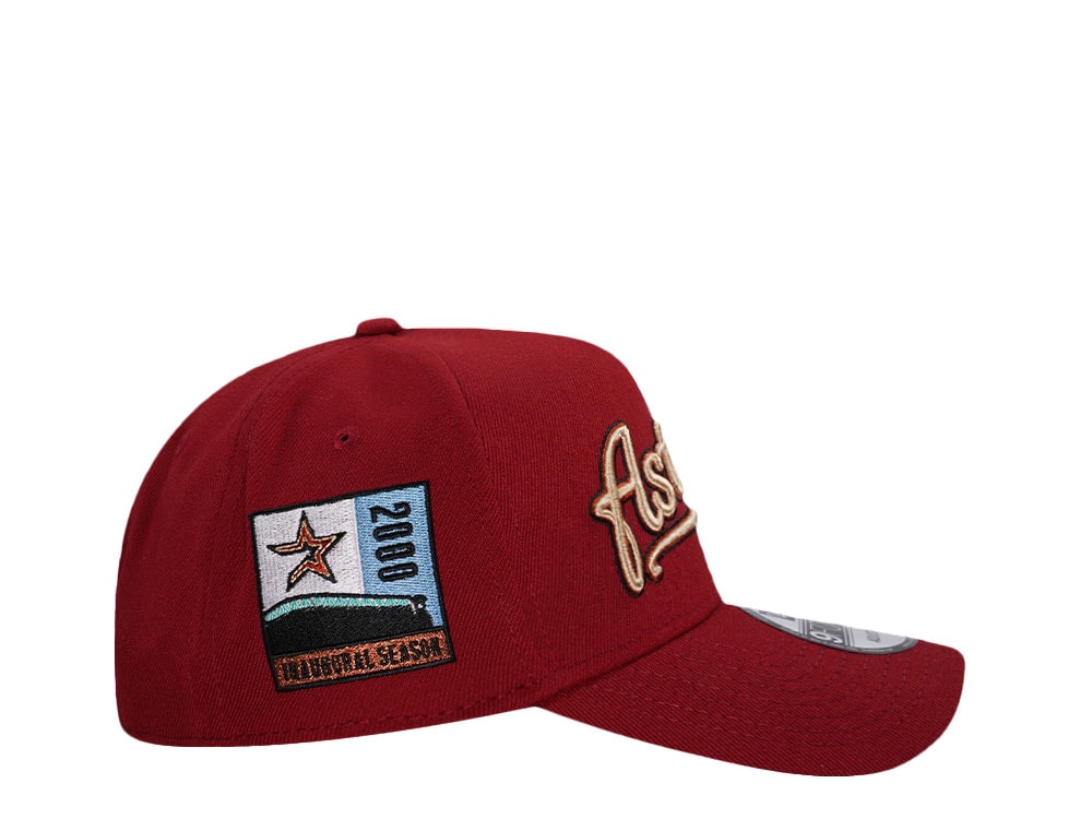 New Era Houston Astros Inaugural Season 2000 Brick 9Forty A Frame Snapback Cap