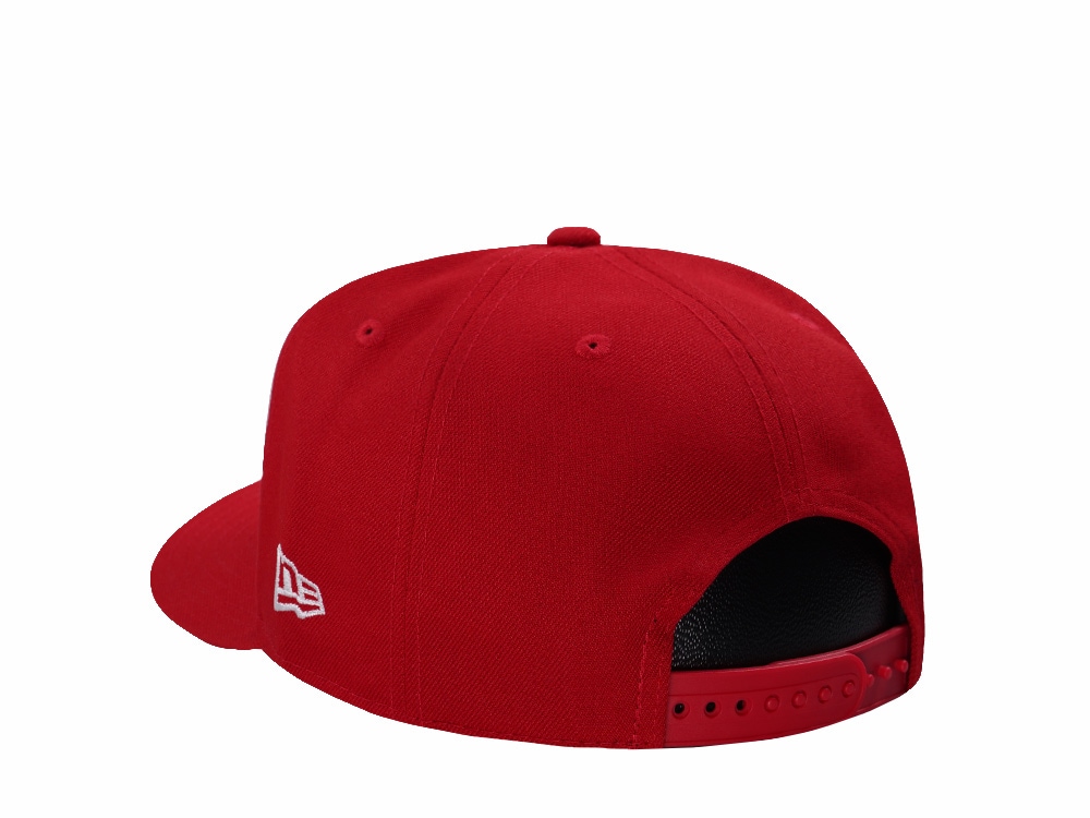 New Era New York Yankees World Series 2000 Scarlet Prime Edition 9Fifty A Frame Snapback Cap